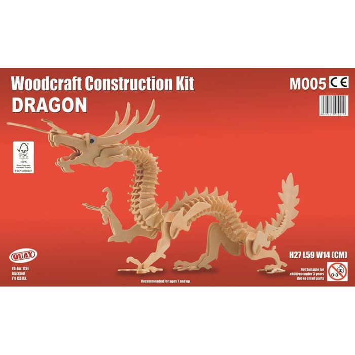 Maquette en bois Dragon