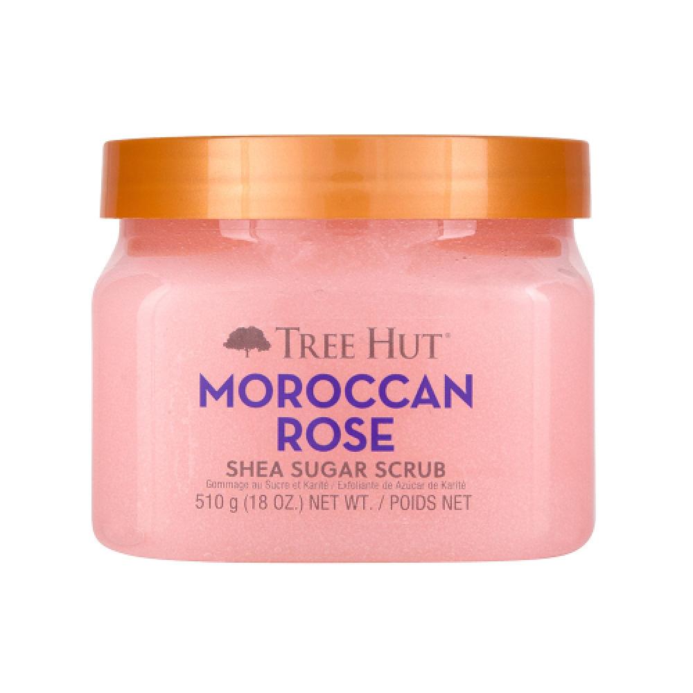 Tree Hut Tree Hut Body Scrub Moroccan Rose 510g FREE