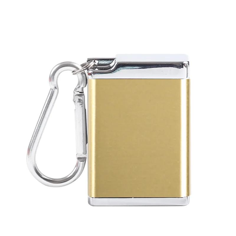 Portable Mini Ashtray with Lid Keychain Pocket Travel Ashtray Cigarette Metal Bottle Storage Package