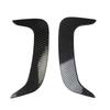 2pcs Carbon Fiber Rear Bumper Side Fin Air Vent Outlet Trim for Dodge Charger 2016- Auto Parts