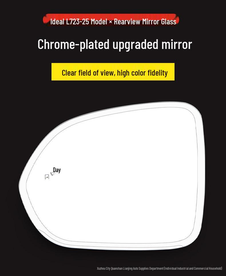 Ideal L7 Heated Blind Spot Mirror with Turn Signal, Puddle Light, and Outer Reflective Lens