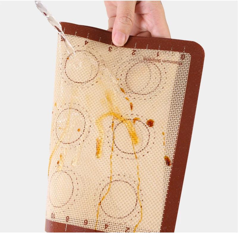Macaron Silicone Baking Mat Pad Liner for Bake Pan Non-stick Heat Resistant  Kitchen Oven Dough Rolling Pastry Tool Accessories
