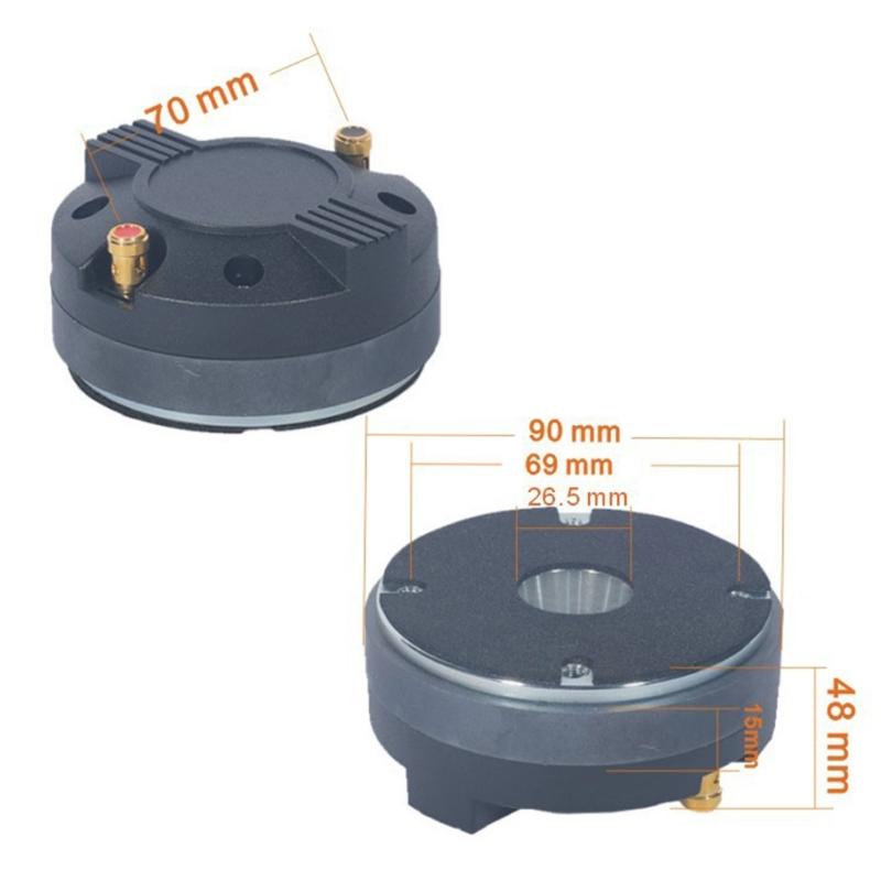 8OHM Magnetic Screw Professional Horn Tweeter Driver Tweeter Assembly Tweeter Speakers Tweeter Driver Head Assembly