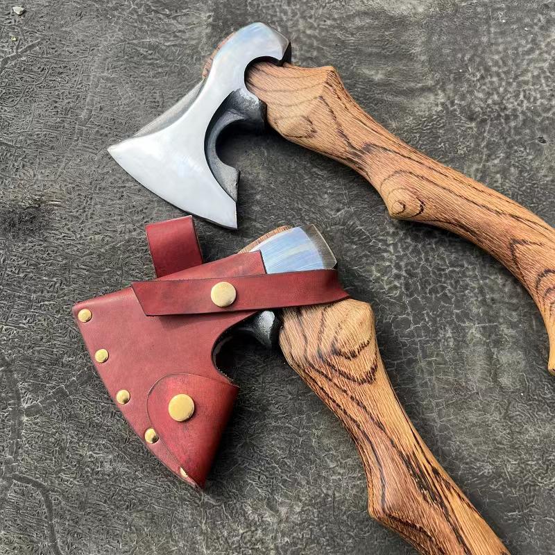 Home Made All Steel Forging Multifunctional Tactical Axe Convenient Manual Tool for Chopping Wood At Home Multi-purpose