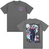 Anime JoJo Bizarre Adventure T-Shirt Higashikata Josuke Manga T-Shirts Herren Damen Mode Lässig Locker Kurzarm T-Shirt