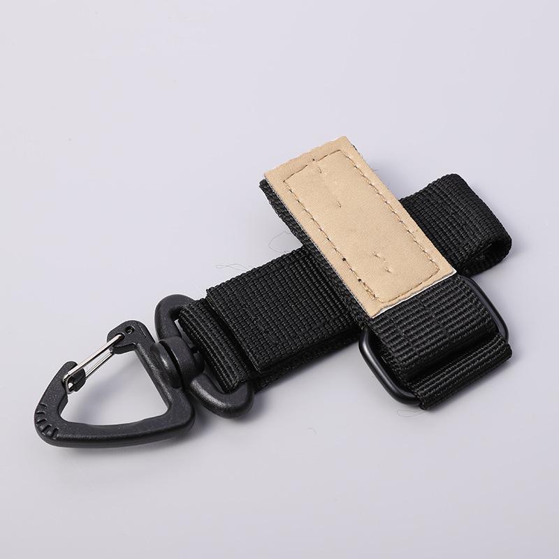 Gloves Holder Tactical Durable Multi-purpose Molle Webbing Keychain Belt Keeper for Outdoor Camping EDC Secure Attachment
