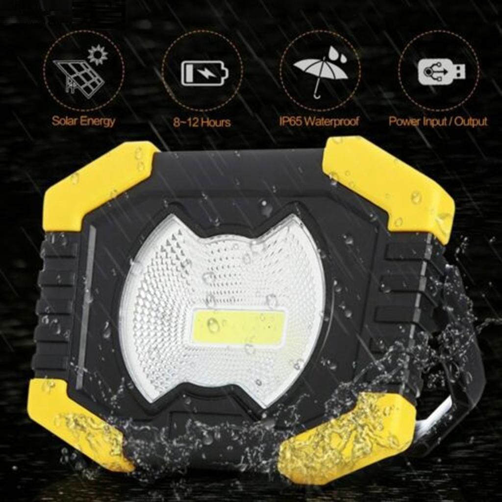 80000lm Solar Led Work Light Usb Rechargeable Energy Saving Super Bright Flashlight Camping Light
