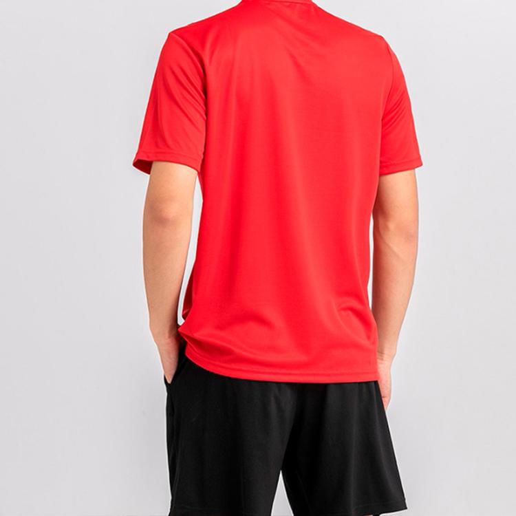 Adidas Casual Sports Crew Neck Short Sleeve T-Shirt Men Tops Red FT9736