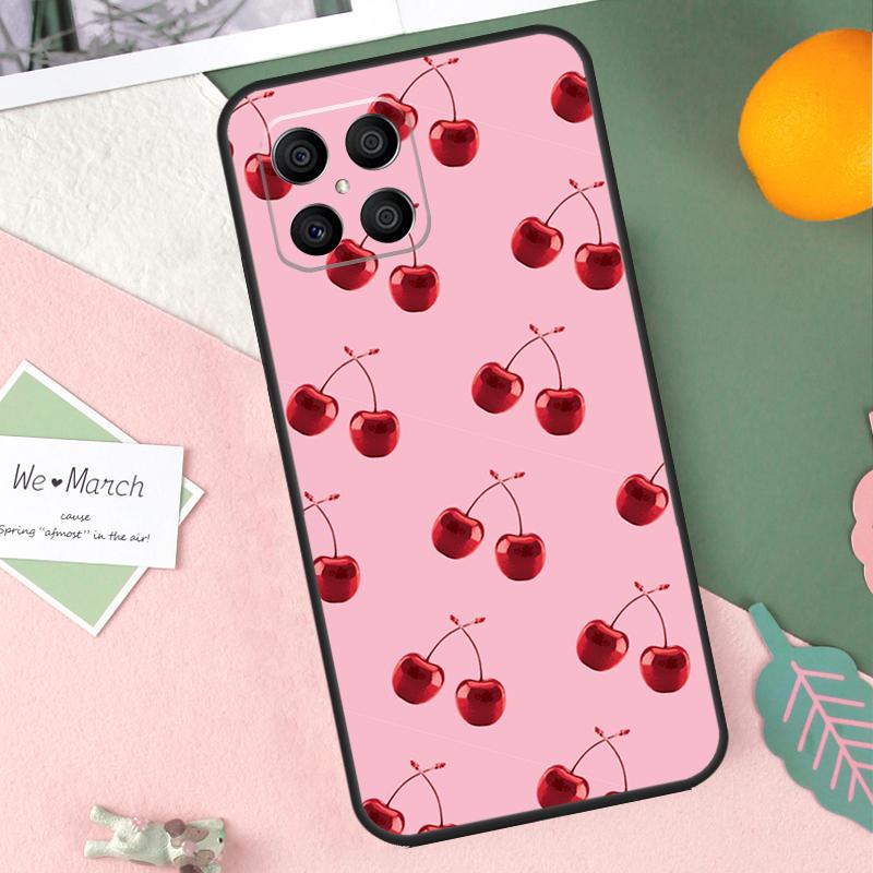 Cherry Fruit Cute Collage Case For Honor X9b X8b X9a X8a X8 X9 X9c 50 70 90 Lite Honor 200 Pro Magic 7 5 6 Lite Cover
