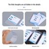 Large Transparent PVC ID Badge Holder with Lanyard for Work, Guest, Exhibition, and Conference