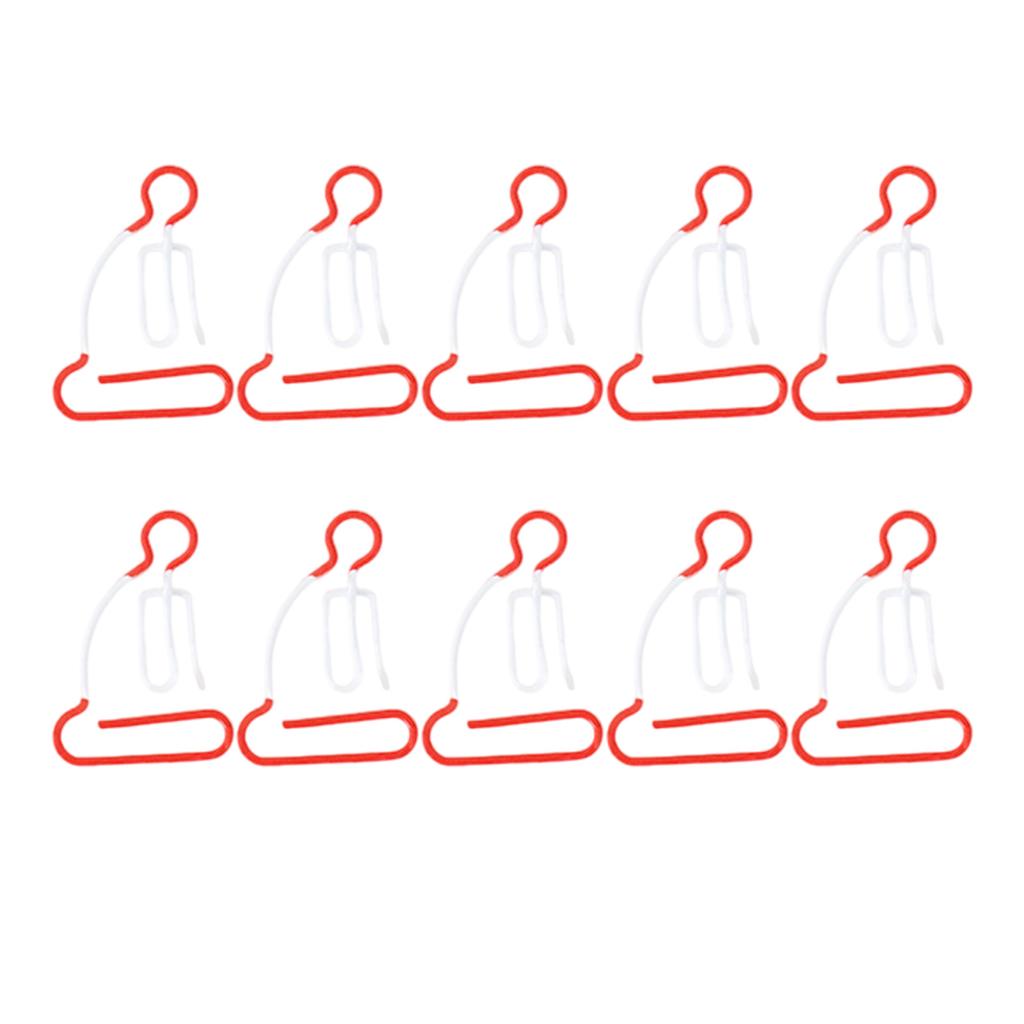 10Pcs Funny Fruit Shaped Bookmarks Clip for Office School Stationery Use Adorable Paper Clip Assorted Shape Paperclips