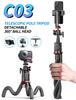 C03 Multi-Functional Octopus Tripod Selfie Stick for Phone and GoPro Cameras