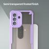 For Samsung Galaxy A57 5G Case PC + TPU Semi-Transparent Frosted Finish Protective Phone Cover