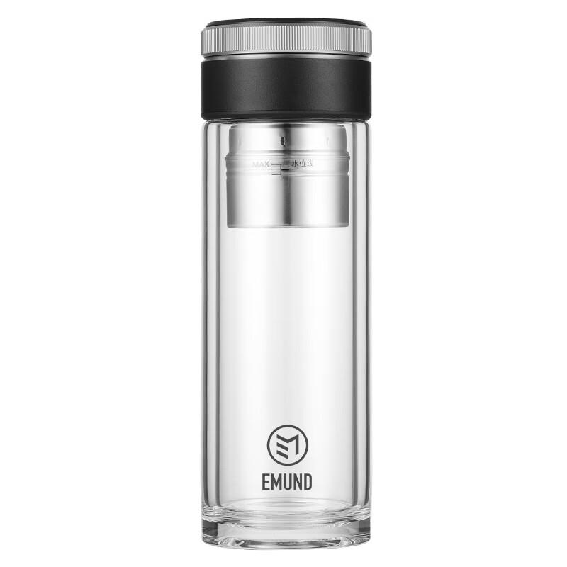 EMUND Lite Magnetic Double-Layer Borosilicate Glass Tumbler