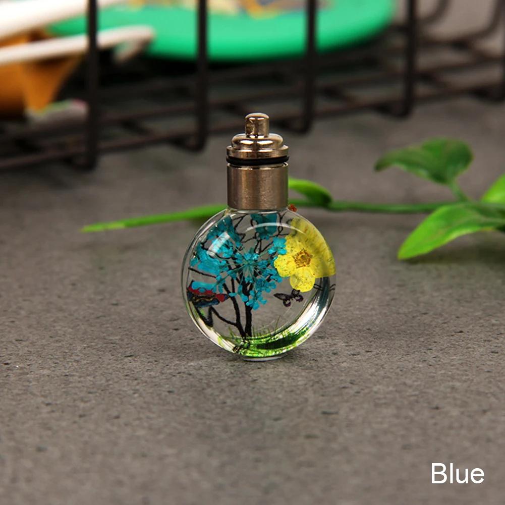 Luminous Suszony Kwiat Motyl Szklana Kula Wisiorek Samochód Rzemiosło Dekoracji Wisiorek Wystrój Wnętrz Samochodów Akcesoria Samochodowe