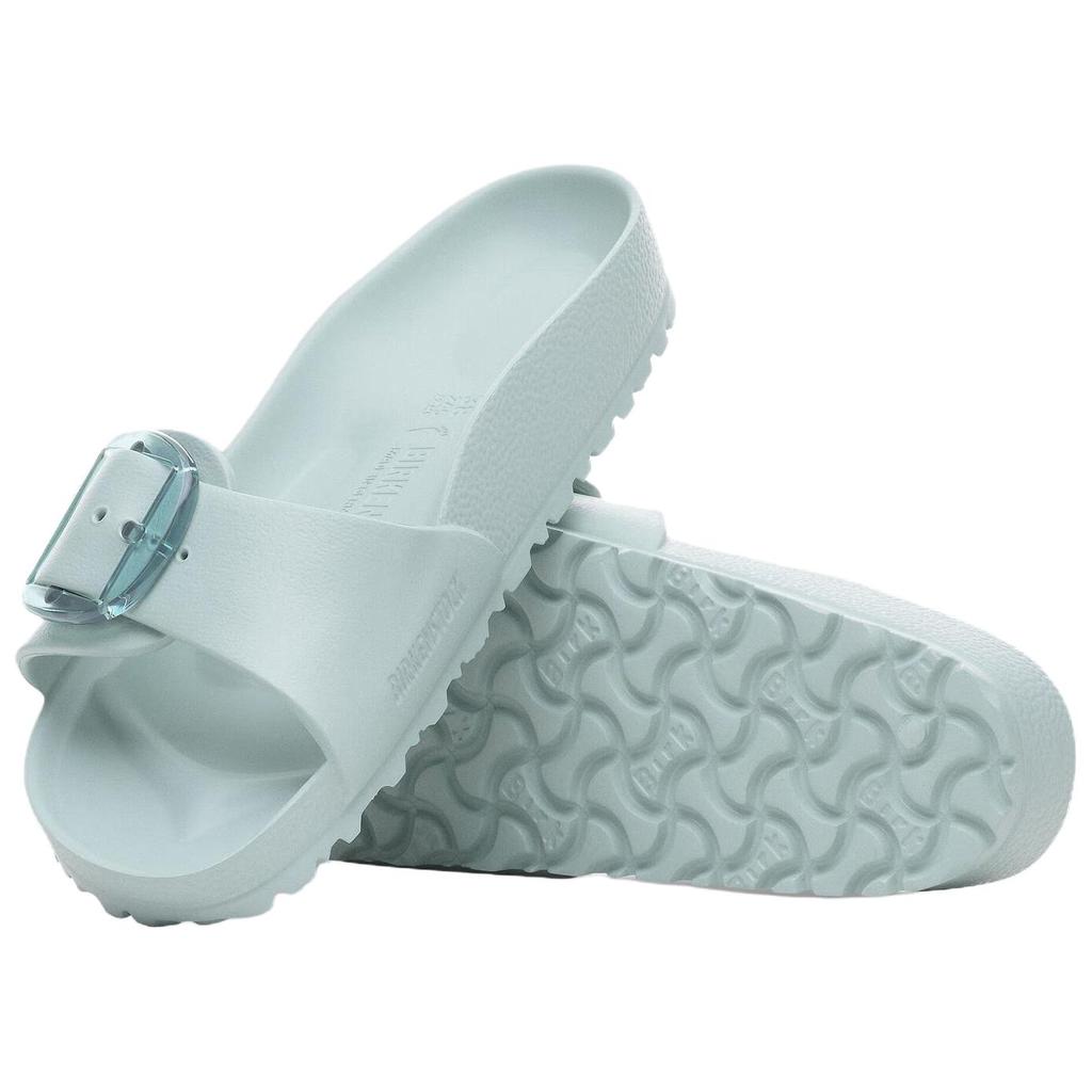 Birkenstock Madrid Big Buckle EVA Abrasion Resistant Slide Slippers Women's Green 1029614