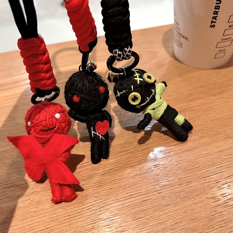 Woolen Voodoo Doll Creative Pendant Mummy Keychain Doll Male and Female Student Bag Hanging Couple Hanging Accessories