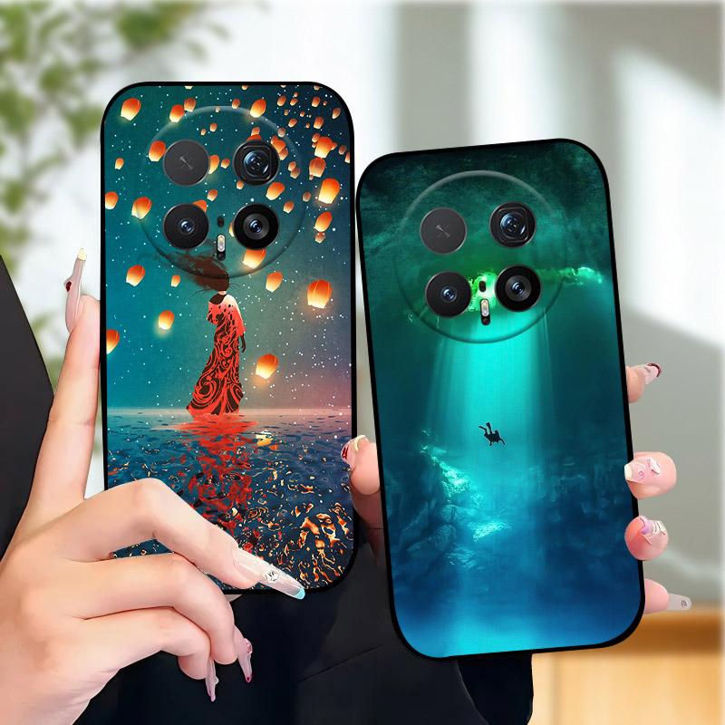 For Honor Magic 8 Pro Case Magic8 TPU Fundas Anti Drop Shockproof Soft Silicone Phone Case For Magic8 Magic8Pro Cartoon Bumper