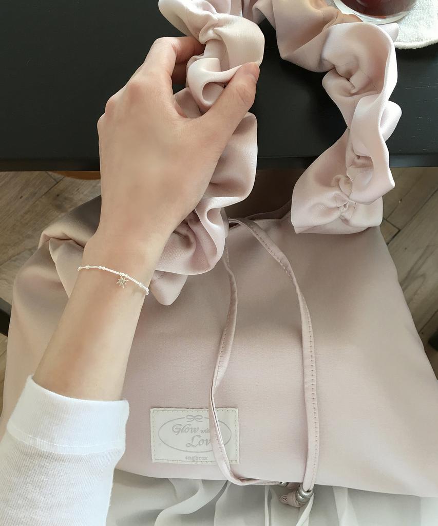Engbrox Bloom Shirring Shoulder Bag_2 Colors