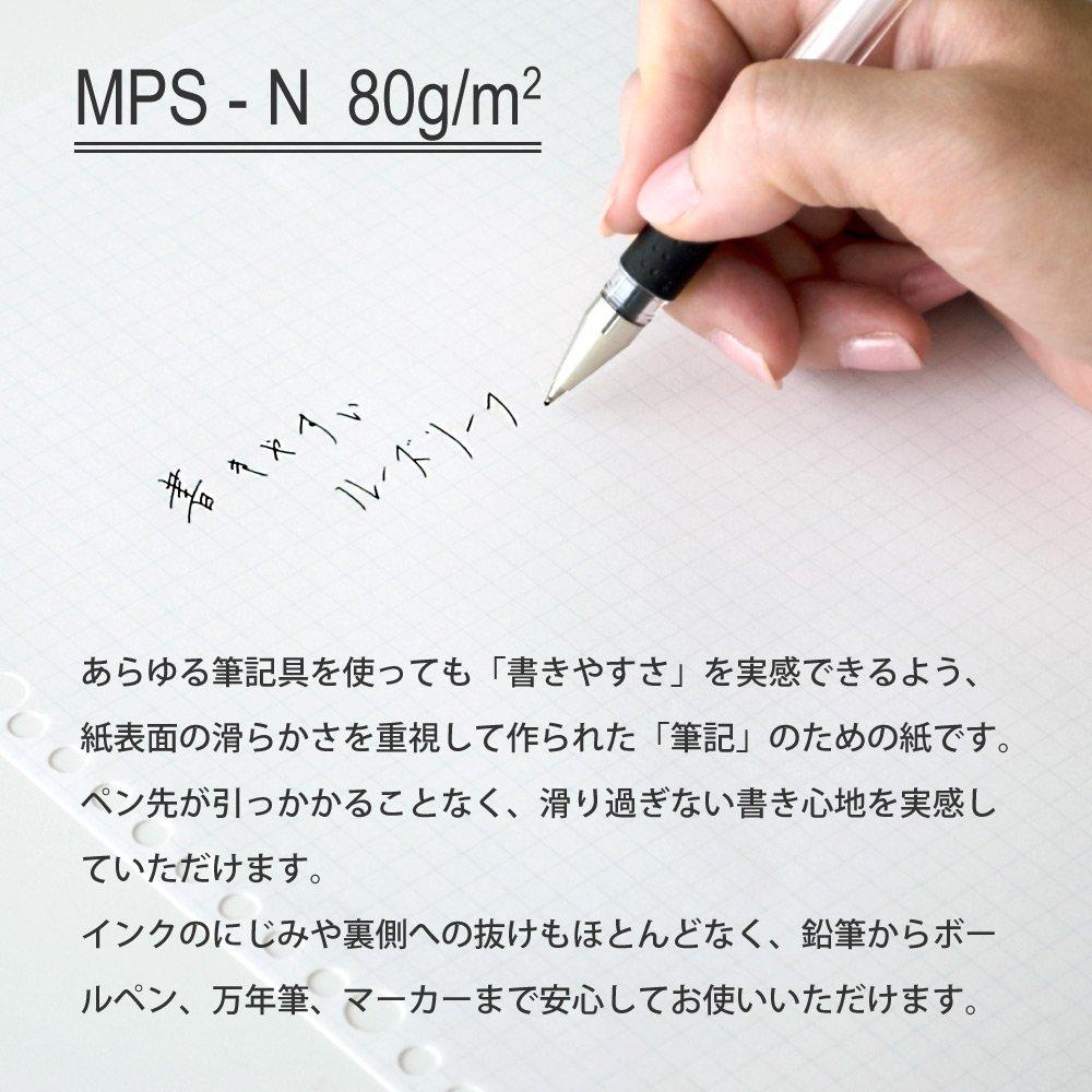 Maruman Easy to Write 5mm B5 Set of Loose-Leaf Paper, On, Grid, Size, L1207H, 5.