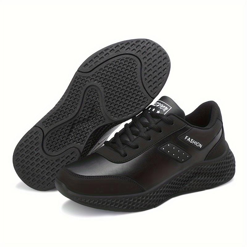 Autumn New Leather Large Size Women's Shoes Casual Sneakers Round Head Flat Heel Fashion Casual Women's Shoes Running Shoes