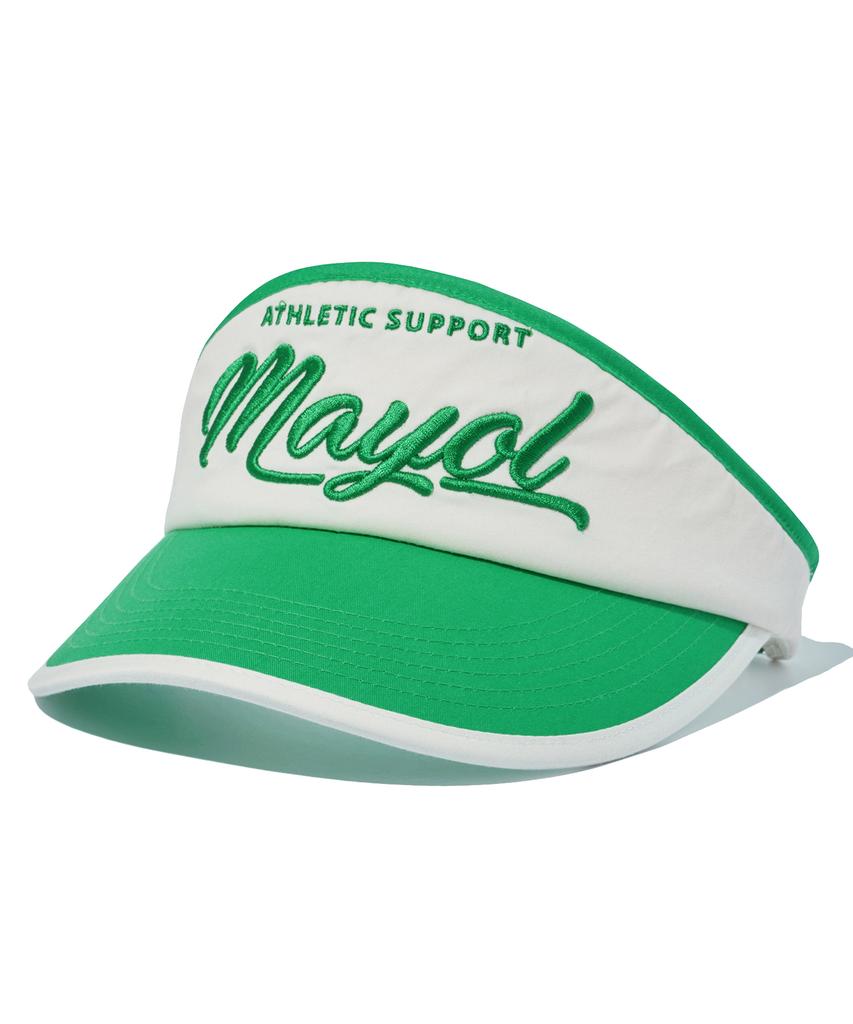 MAYOL Color Block Lettering Sun Cap_Green