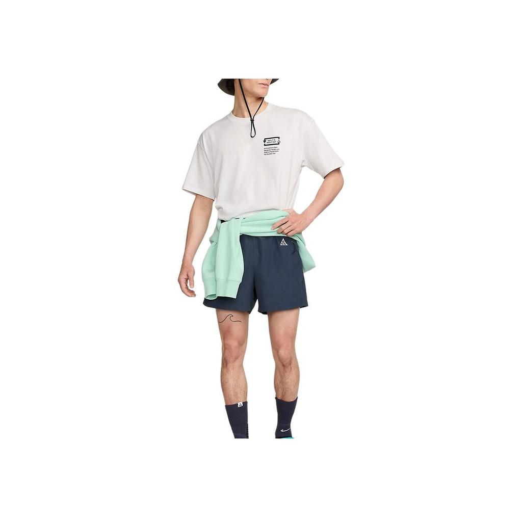 Nike ACG Series Solid Color Lace Loose Quick-Dry Lined Casual Shorts Men shorts Thunder-Blue FN2473-437