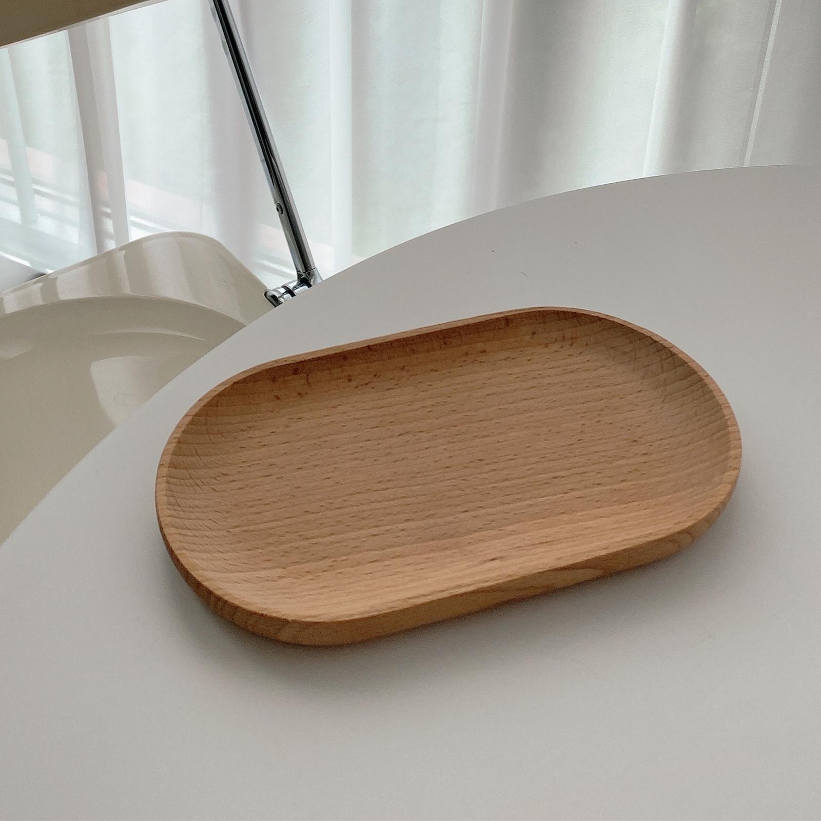 

Japanese Wooden Aromatherapy Tray: Minimalist Modern Décor for Entrance or Coffee Table