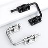 Thickened Gate Latch Non Perforated Door Bolts Hardware Door Buckle  Drawer