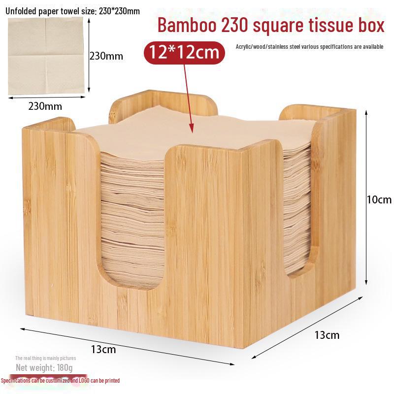 Square Tissue Box - Restaurant & Hotel Napkin Holder