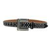 European and American Style Inlaid Rhinestone Square Buckle Rhinestone Belt Sequins Hot Girl Style Rock Fashion Punk Belt