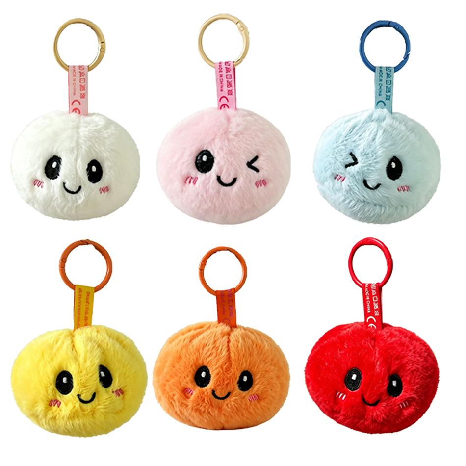 In Stock Steamed Bun Plush Keychain Simulation Dumpling Plush Pendant Random Style Collectible Blind Box for Kids Gift