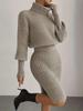 2024 Autumn/Winter Slim Fit Knitted Pullover Dress