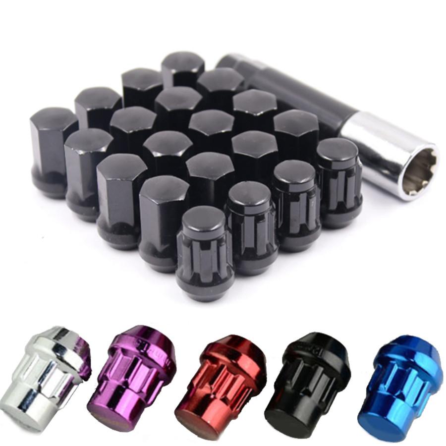 1 Set  M12x1.5 Car Anti-theft Wheel Nuts Tire Screw For Toyota Honda Ford Mazda