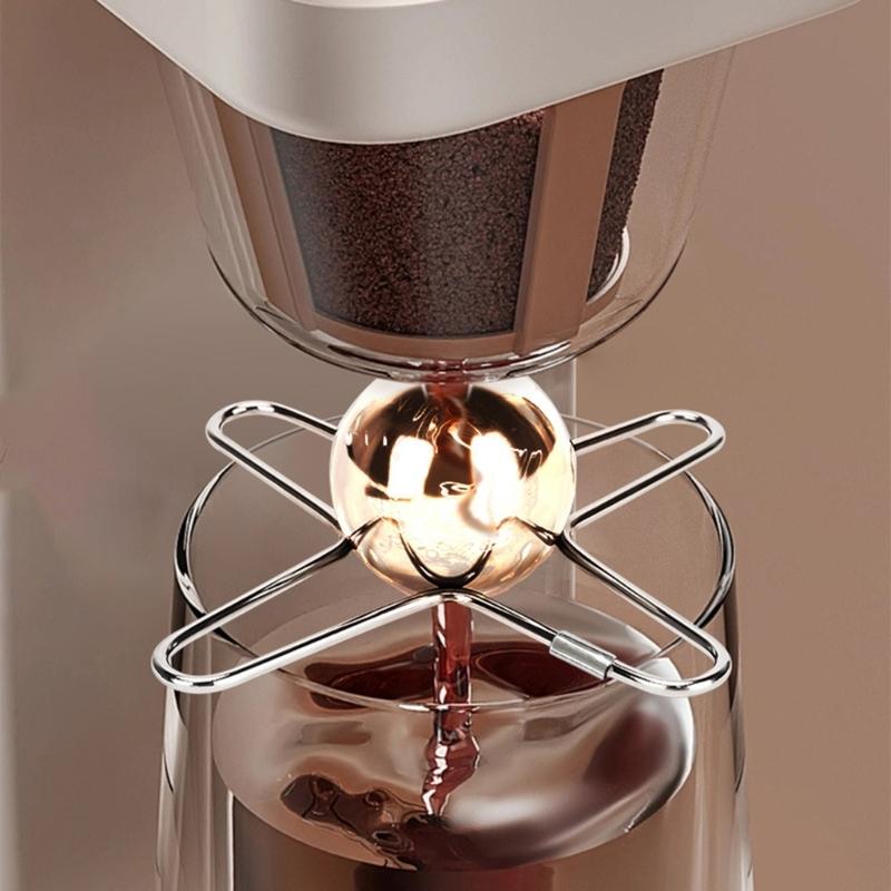 Metal Coffee Ice Maker Cube with Support Cooling Coffee Cube Gold Coffee Ice Cube Metal Texture Ice Coffee Sphere