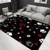 1pc 2131201926 Pattern Carpet, Area Rug For Living Room Bedroom Room Bed Chair Laundry Entryway Corridor Yard Non-slip Outdoor Camping Rug F