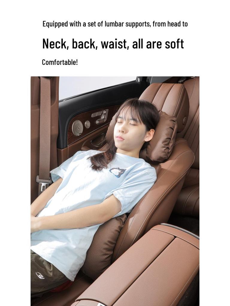 Compatible Car Neck Pillow & Lumbar Support for Trumpchi Models: Yingbao GS3/GS4/GS8, M8/M6.