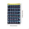 Pocket Chart Hanging Wall Door Storage Organizer Decor Easy Install Bag Holder for Sundries