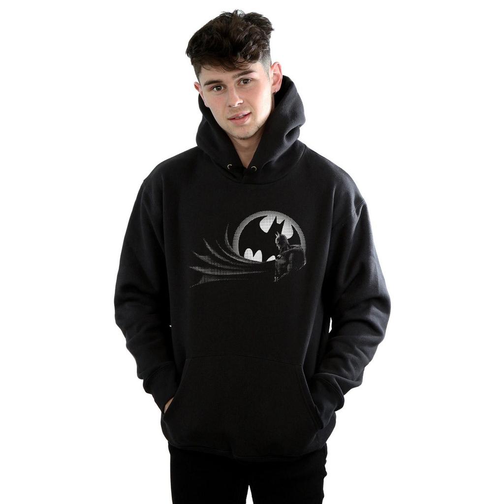 DC Comics Mens Batman Spot Hoodie