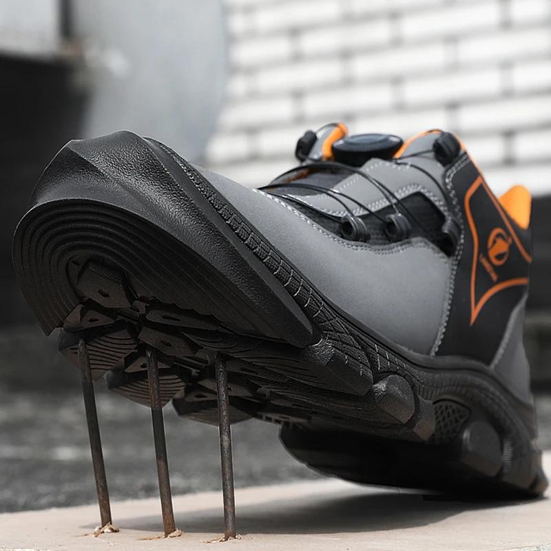 High End Protective Shoes Men Stab-proof Work Shoes Anti-smash Indestructible Shoes New 2024 Zapatillas Hombre Male Sneakers