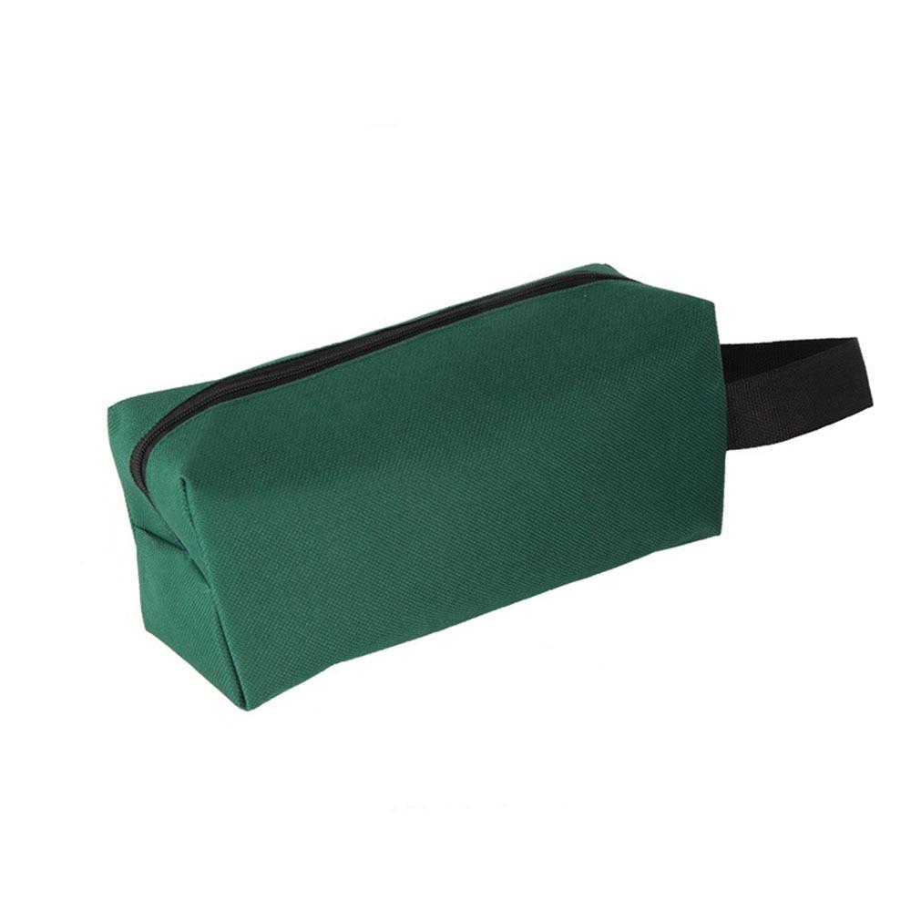 

Small Zippered Canvas Tool Bag Multi-Purpose Tote Bags Hot Screwdriver Tool Bag for Tool Storage зелений