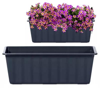 Balkonový truhlík antracitový Agro 40 cm