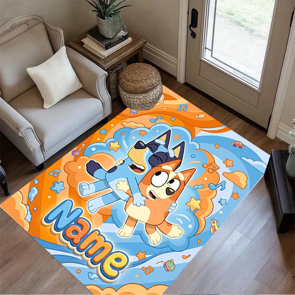 Space Pals Adventure Customizable Name Carpet Perfect for Outdoor Dining Room Entryway Bedrooms Antislip Carpet Office home decor Wedding Party Gift