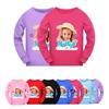 5557 Kids Girls Nastya Print Casual Long Sleeves T-Shirt