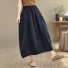 plus size High waist vintage summer casual loose long for woman skirts womens skirt
