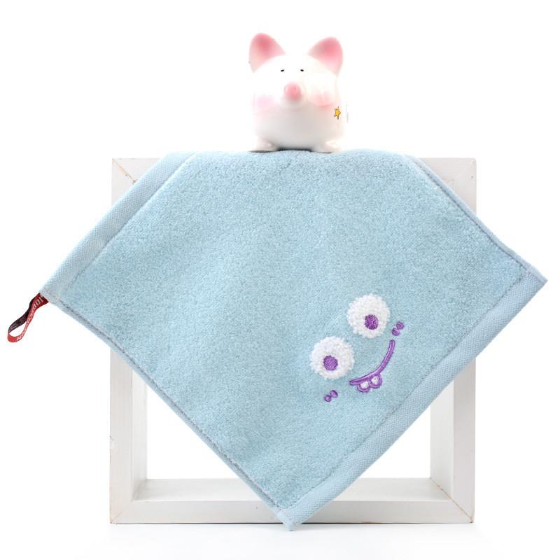 1Pcs 25x25cm Cartoon Panda Jacquard Cotton Baby Children Face Towel Hand Washcloth Water Absorbent Soft