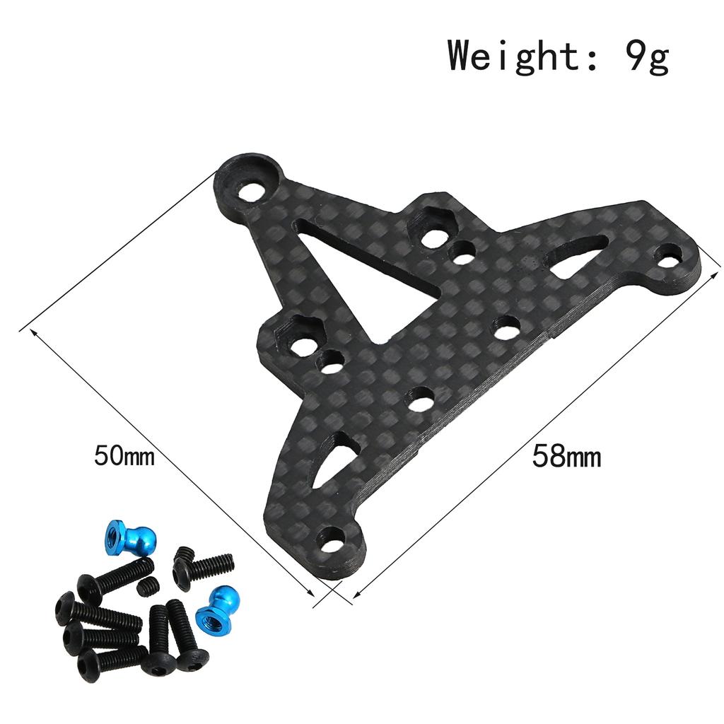 Steering Rack, Carbon   Second Floor Plate Steering Mount Holder Replacement for   XV01 XV-01 1Celsius10 Remote Control Car Upgrade Parts