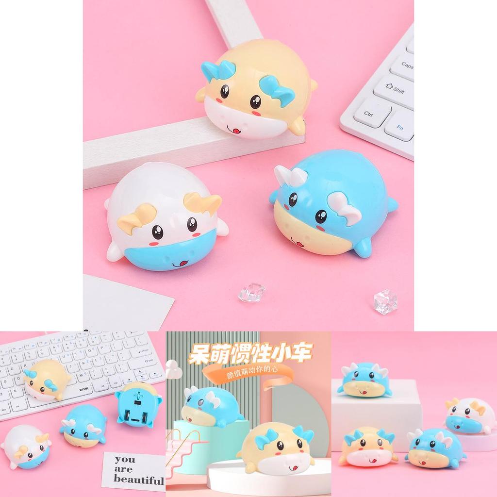 Toy Inertia Cow Car With Plastic Animal Design For Kids Play And Development