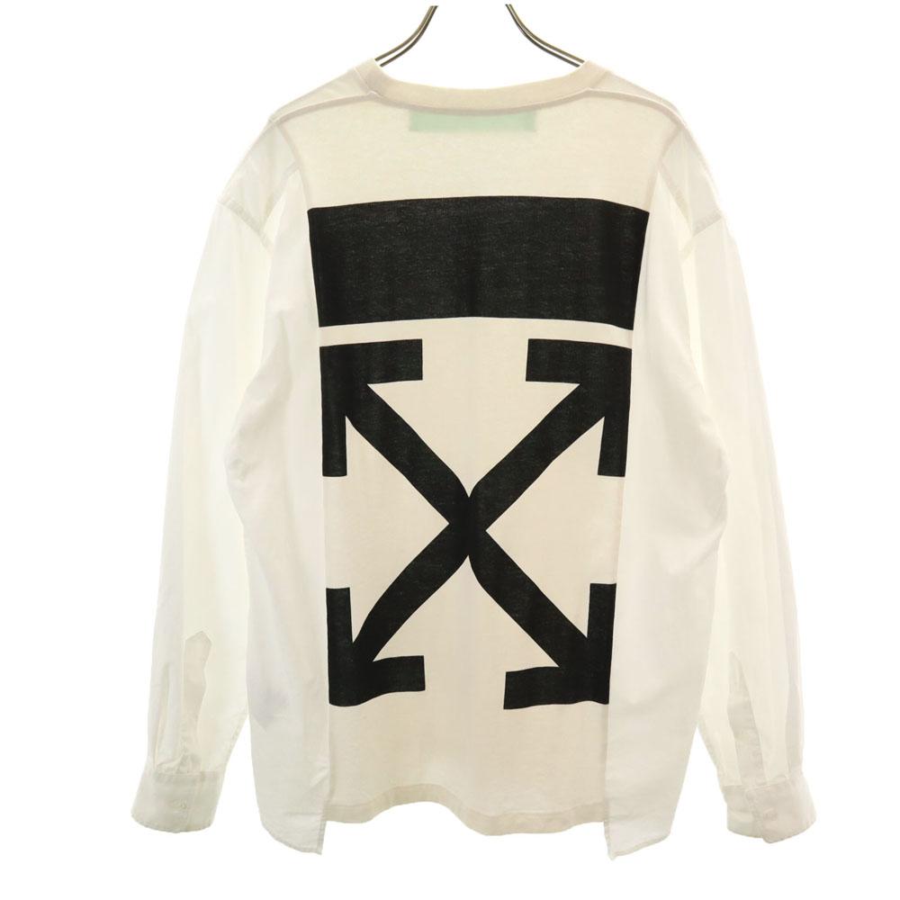 Off-White Made In Italy Long Sleeve Cut M White Men's Used