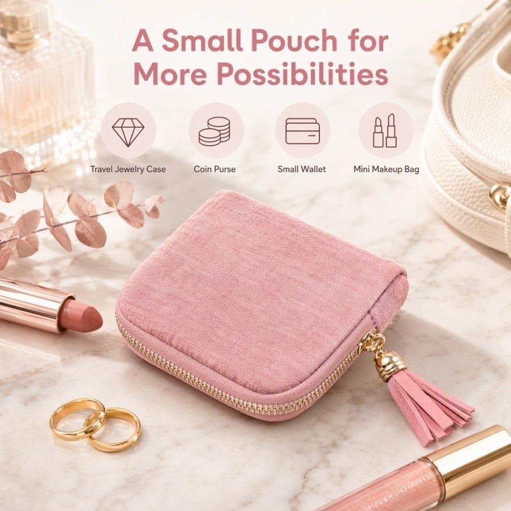 Chenier Travel Jewelry Case 6 Layer Jewelry Storage Pouch Jewelry Organizer Bag Women